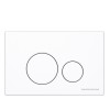 Инсталляция Ceramica Nova Envision с унитазом Ceramica Nova Metric Rimless CN3007, крышка микролифт, клавиша Round белый матовый, CN3007_1001W_1000
