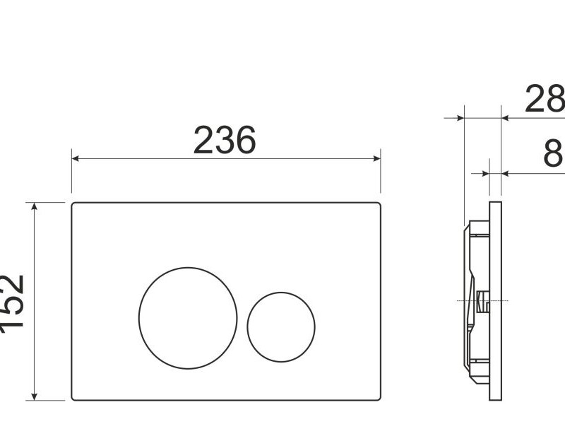 Инсталляция Ceramica Nova Envision с унитазом Ceramica Nova Metric Rimless CN3007, крышка микролифт, клавиша Round белый матовый, CN3007_1001W_1000