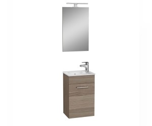 Комплект мебели Vitra Mia 40 см тумба, раковина, зеркало c подсветкой, кордоба, 75064 Комплект мебели Vitra Mia 40 см тумба, раковина, зеркало c подсветкой, кордоба, 75064
