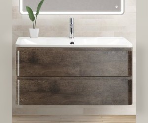 Тумба под раковину BelBagno Albano ALBANO-1200-2C-SO-RNG 120 см, подвесная, цвет robere nature grigio