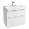 Тумба под раковину Geberit Smyle Square, 75 см, цвет белый, 500.353.00.1
