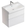 Тумба под раковину Geberit Smyle Square, 75 см, цвет белый, 500.353.00.1