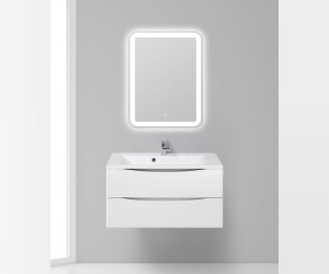 Тумба под раковину BelBagno Marino MARINO-900-2C-SO-BO-P, 90 х 45 х 55 см, Bianco Opaco - белый матовый