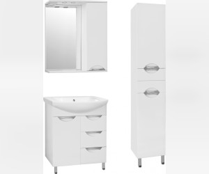 Зеркало-шкаф Style Line Жасмин 70/С ЛС-00000042, 70 см, правое, подвесное, белое Зеркало-шкаф Style Line Жасмин 70/С ЛС-00000042, 70 см, правое, подвесное, белое