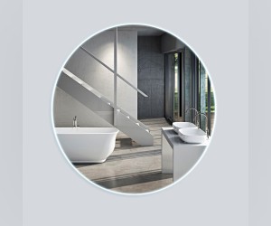 Зеркало Vincea VLM-2H650 D65 см c сенсорным выключателем и диммером, круглое Зеркало Vincea VLM-2H650 D65 см c сенсорным выключателем и диммером, круглое