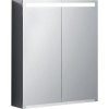 Зеркальный шкаф Geberit Option, 60 см, со светодиодной подсветкой, корпус зеркальный, 500.582.00.1