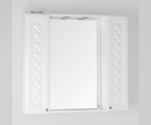 Зеркало-шкаф Style Line Канна 90/С ЛС-00000167, 90 см, белое Зеркало-шкаф Style Line Канна 90/С ЛС-00000167, 90 см, белое