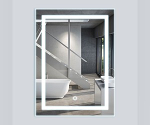 Зеркало Vincea VLM-2L600 60 x 80 см c сенсорным выключателем и диммером, прямоугольное Зеркало Vincea VLM-2L600 60 x 80 см c сенсорным выключателем и диммером, прямоугольное