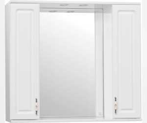 Зеркало-шкаф Style Line Олеандр-2, 90 см, подвесное, белое, ЛС-00000242 Зеркало-шкаф Style Line Олеандр-2, 90 см, подвесное, белое, ЛС-00000242