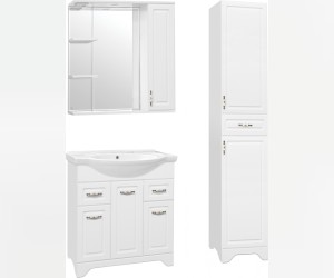 Зеркало-шкаф Style Line Олеандр-2 75/С ЛС-00000051 Люкс, 75 см, правое, подвесное, белое Зеркало-шкаф Style Line Олеандр-2 75/С ЛС-00000051 Люкс, 75 см, правое, подвесное, белое