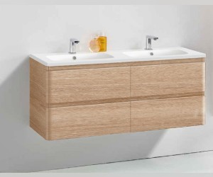 Тумба под раковину Vincea Alba VMC-1A120WO 120 см, подвесная, бежевый Тумба под раковину Vincea Alba VMC-1A120WO 120 см, подвесная, бежевый
