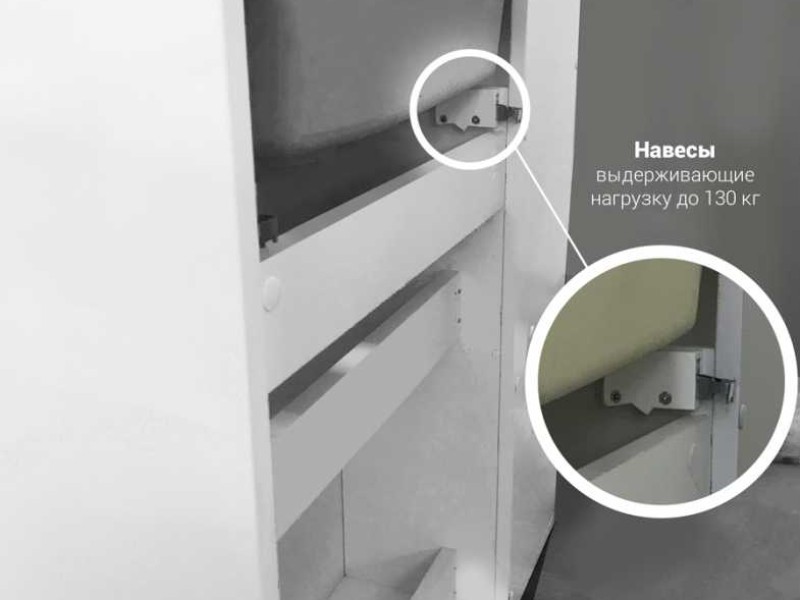 Тумба с раковиной 1Marka Lido 60 см, 1 дверь, напольная, белый, У83298