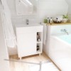 Тумба с раковиной 1Marka Lido 60 см, 1 дверь, напольная, белый, У83298