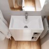 Тумба с раковиной 1Marka Lido 60 см, 1 дверь, напольная, белый, У83298