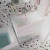Тумба под раковину 1Marka Cube 75 см, напольная, белый, У79532