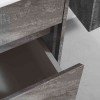 Тумба под раковину Vincea Chiara 60 см, подвесная, серый камень (G.Stone), VMC-2C600GS