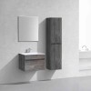 Тумба под раковину Vincea Chiara 60 см, подвесная, серый камень (G.Stone), VMC-2C600GS