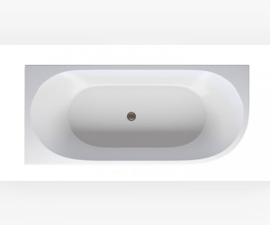 Ванна акриловая Aquanet Family Elegant A 180 x 80 см, белый глянцевый, 260048