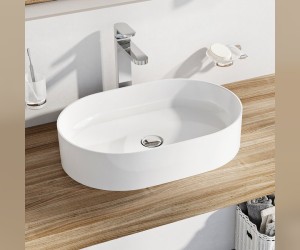 Раковина Ravak Ceramic Slim O, 55 х 37 см, цвет белый, XJX01155001