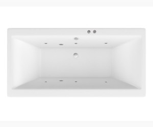 Ванна гидромассажная Excellent Pryzmat 190 x 90 см, SOFT, хром, каркас в подарок