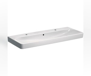 Раковина Geberit Smyle Square 500.253.01.1, 120 х 48 см, белая