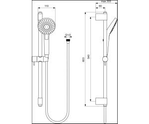 Душевой гарнитур Ideal Standard Idealrain B2233AA