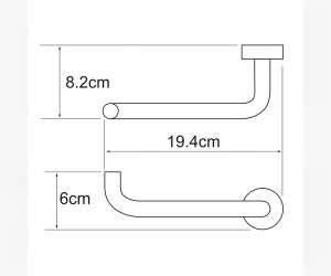 Держатель для туалетной бумаги WasserKRAFT Do 9496