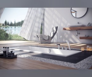 Ванна акриловая Excellent Pryzmat Slim 160 х 75 см