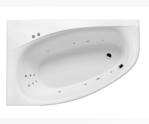 Ванна гидромассажная Excellent Kameleon 170 x 110 см, L LINE, хром