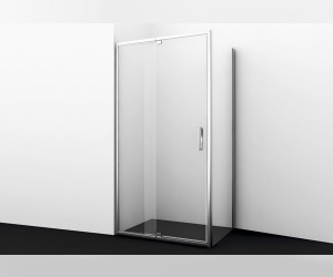 Душевой уголок WasserKRAFT 48P06, стекло прозрачное, 80 см