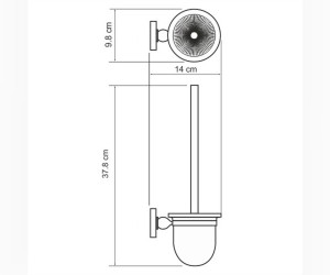 Ершик для унитаза WasserKRAFT K-6927