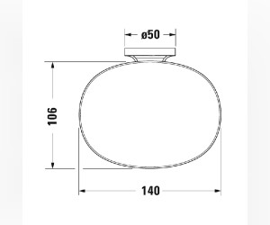 Мыльница Duravit Starck T 0099331000, хром