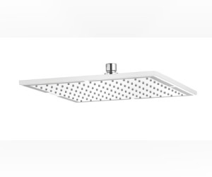 Верхний душ Kludi A-Qa 6443091-00, 30 x 30 см квадратный, плоский 8 мм, 1 режим струи, без держателя, цвет белый