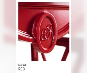 Консоль Caprigo Console C-060, с полкой, цвет red