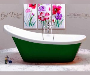 Ванна из искусственного камня Фэма Рио 168 x 80, цветная по ral