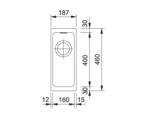 Мойка Franke KUBUS KBG 110-16, 125.0023.847, гранит, нижняя установка, цвет сахара, 18,7*46 см