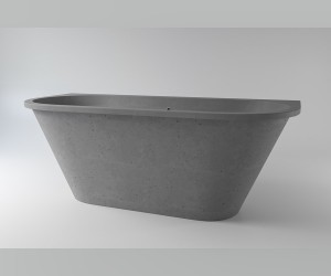 Ванна GALATEA Nano Concrete 170x77 бетон HOLBI