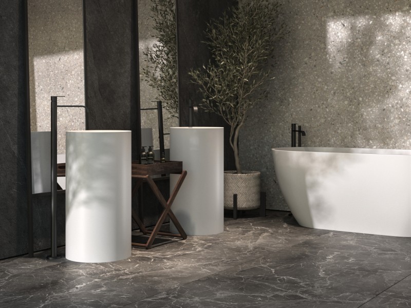 Раковина ANDROMEDA Soft Rock Color 44 Х 44 RAL* палитра RAL HOLBI