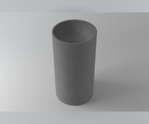Раковина ANDROMEDA Nano Concrete44 Х 44 бетон HOLBI