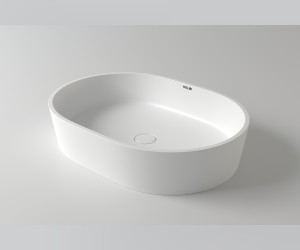 Раковина ARIEL Soft Rock 55 Х 40 Белый матовый HOLBI