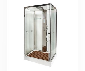 Душевая кабина Deto Z Z122 Espoo 120 x 90 x 220 см с подсветкой, хром