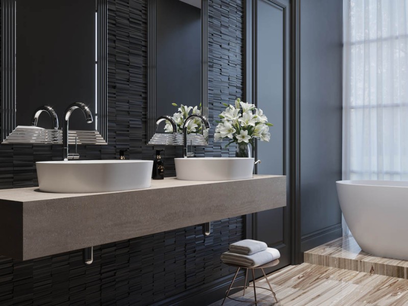 Раковина ARIEL Nano Concrete 55 Х 40 бетон HOLBI