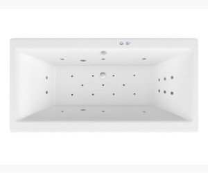 Ванна гидромассажная Excellent Pryzmat 200 x 90 см, ULTRA, хром, каркас в подарок