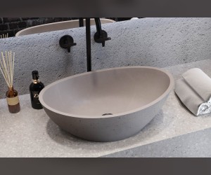 Раковина EUROPE Nano Concrete 54 Х 33 бетон HOLBI