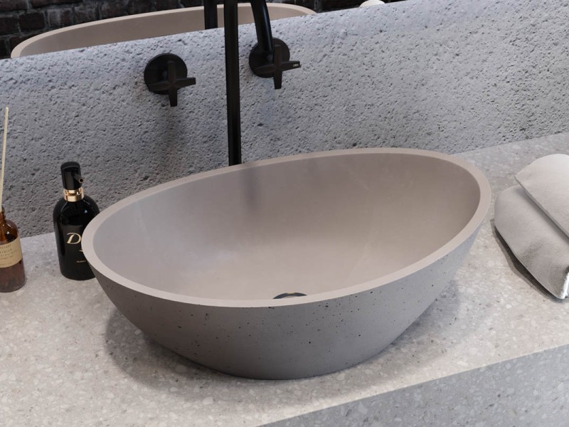 Раковина EUROPE Nano Concrete 54 Х 33 бетон HOLBI