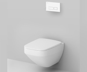 Инсталляция Am.Pm Inspire 2.0, IS47001.50A1700 с безободковым унитазом Inspire V2.0 FlashClean, клавиша Pro S белая, крышка микролифт