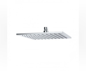 Верхний душ Kludi A-Qa 6442505-00, 25 x 25 см квадратный, плоский 8 мм, 1 режим струи, без держателя, цвет хром