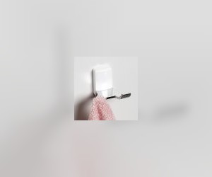 Крючок двойной WasserKRAFT Leine 5023DWHITE