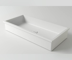 Раковина NEPTUNE Soft Rock 68 Х 33 Белый матовый HOLBI Раковина NEPTUNE Soft Rock 68 Х 33 Белый матовый HOLBI
