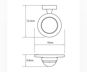 Мыльница с держателем WasserKRAFT Isen 4029
